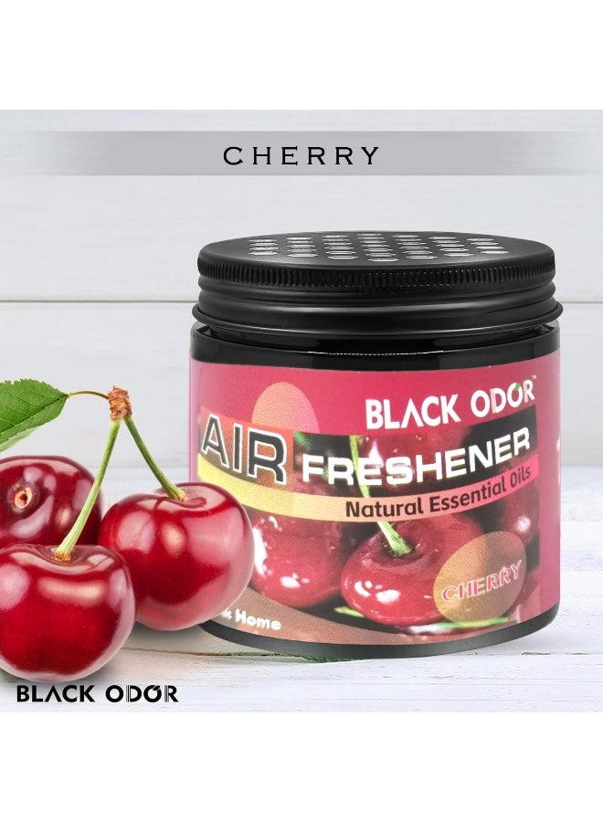 BLACK ODOR Combo 5pcs Black Odor 180g Natural Essential Oils Air Freshener For Car Home , Cherry Car Air Freshener BO-03 - Image 3